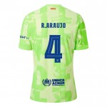 Günstige Fußballtrikots FC Barcelona R. Araujo 4 3rd trikot 2024-25 Kurzarm